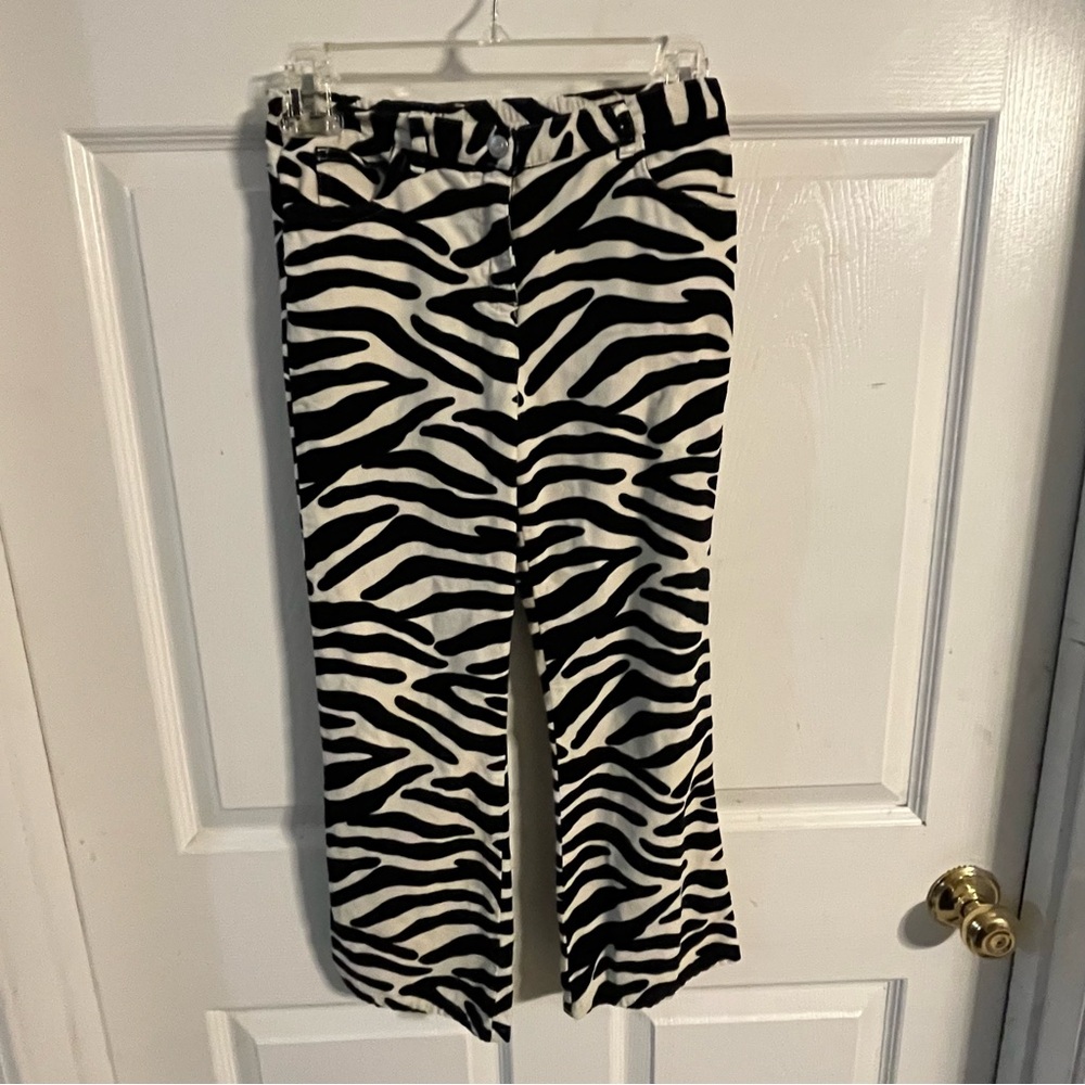 Talbots Kids Black and White Patterned Pants